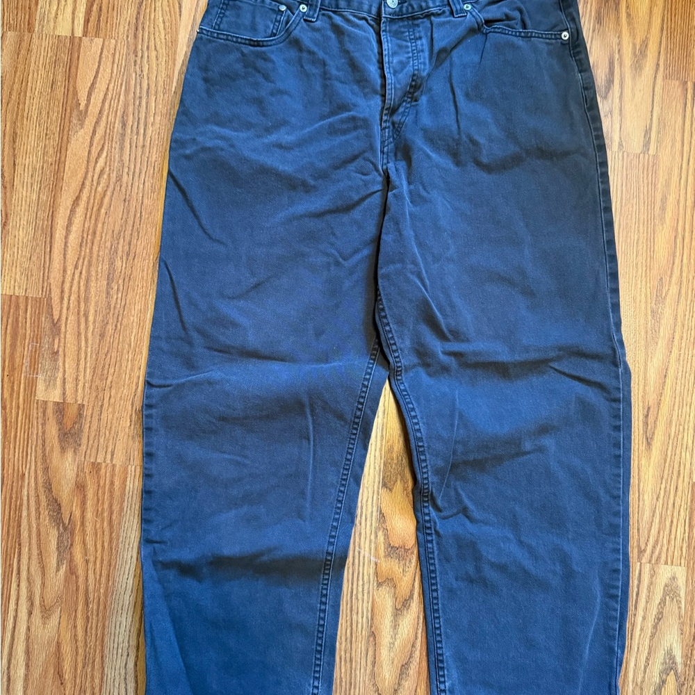 H&M Men's Black Loose Fit Relaxed Jeans